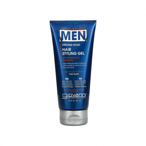 جل تصفيف الشعر للرجال مع الجينسنغ والأوكالبتوس من جيوفاني 201 مل جل تصفيف الشعر للرجال مع الجينسنغ والأوكالبتوس من جيوفاني 201 مل