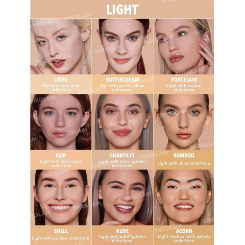 بودرة فاونديشن عالية التغطية والتركيز من شيجلام-نيود بودرة فاونديشن عالية التغطية والتركيز من شيجلام-نيود