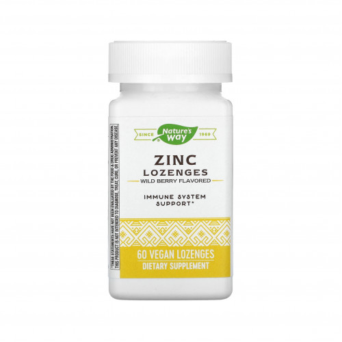حبوب الزنك بطعم التوت البري 60 حبة من ناتشرز واي حبوب الزنك بطعم التوت البري 60 حبة من ناتشرز واي