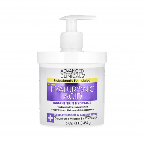 مرطب فوري للبشرة بحمض الهيالورنيك اسيد من ادفانس كلينيكلز 1رطل مرطب فوري للبشرة بحمض الهيالورنيك اسيد من ادفانس كلينيكلز 1رطل