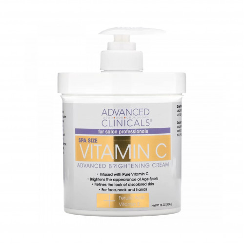 فيتامين c كريم تفتيح متقدم من ادفانس كلينيكلز 454ج