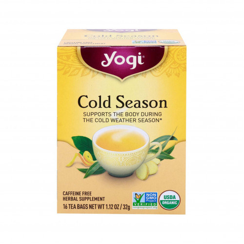 شاي عضوي لموسم البرد من يوجي 16 كيس شاي عضوي لموسم البرد من يوجي 16 كيس