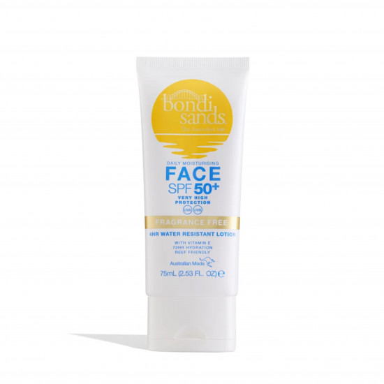 لوشن واقي الشمس من بوندي ساندز بدون رائحة عطرية SPF50+ - للوجه 75 مل لوشن واقي الشمس من بوندي ساندز بدون رائحة عطرية SPF50+ - للوجه 75 مل