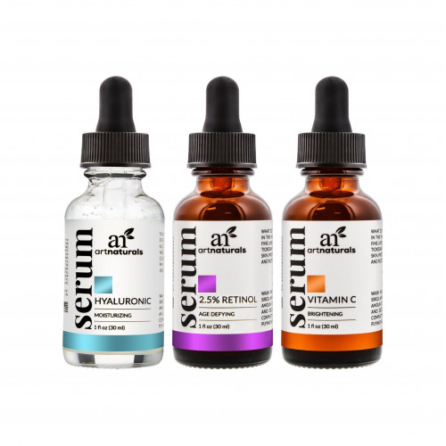 مجموعة السيروم الثلاثية من ارت ناتشورال _ 3 سيروم مجموعة السيروم الثلاثية من ارت ناتشورال _ 3 سيروم