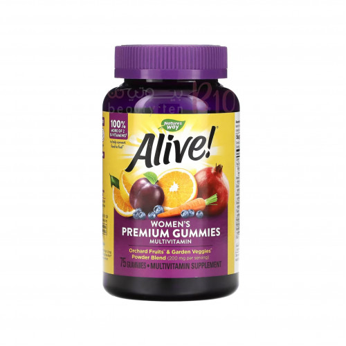 أقراص فيتامينات متعددة للمضغ ممتازة للنساء من ناتشرز واي 75قرص أقراص فيتامينات متعددة للمضغ ممتازة للنساء من ناتشرز واي 75قرص