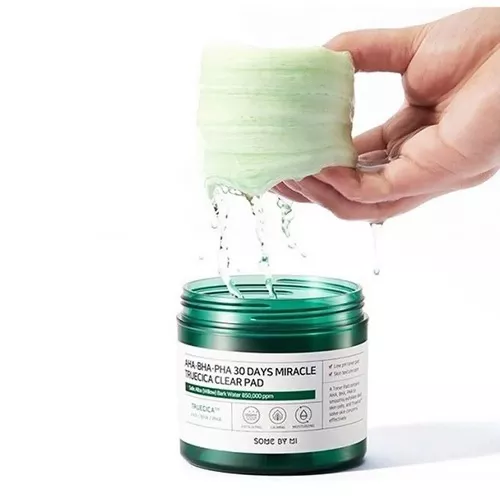 مسحات قطنية باحماض الفا وبيتا وبولي هيدروكسي 30 يوم لتنظيف البشرة من سوم باي مي - 125مل مسحات قطنية باحماض الفا وبيتا وبولي هيدروكسي 30 يوم لتنظيف البشرة من سوم باي مي - 125مل