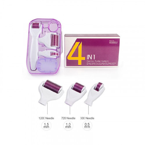مجموعة ديرما رولر 4 في 1 للعناية بالبشرة مجموعة ديرما رولر 4 في 1 للعناية بالبشرة