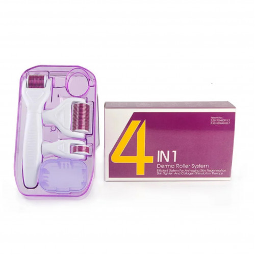 مجموعة ديرما رولر 4 في 1 للعناية بالبشرة مجموعة ديرما رولر 4 في 1 للعناية بالبشرة