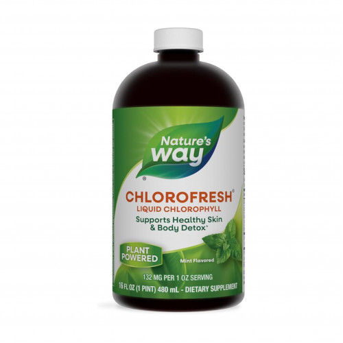 كلوروفيل سائل بنكهة النعناع من ناتشرز واي 480 مل