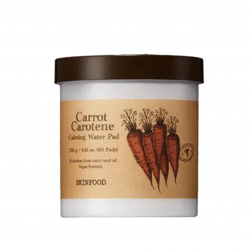 سكين فود مسحات ماء مهدئة بالجزر والكاروتين - 60 قطعة