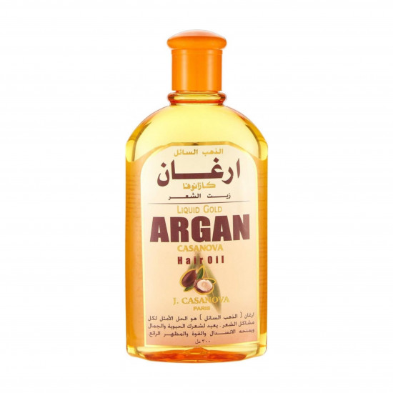 زيت شعر الذهب السائل ارغان من كازانوفا - 300 مل