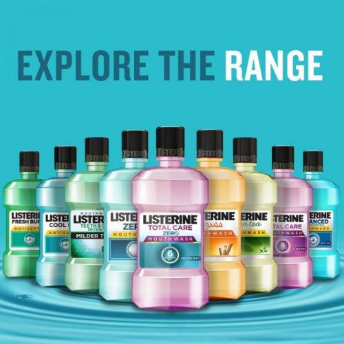 ليسترين غسول الفم توتال كير، نعناع منعش، 500 مل