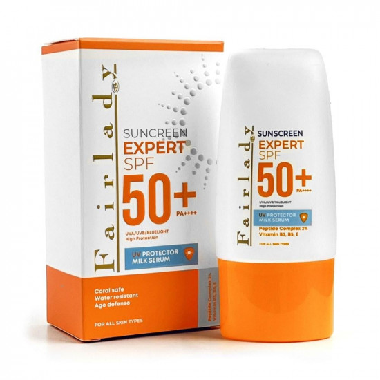واقي شمس سائل للأشعة فوق البنفسجية بخلاصة الحليب SPF 50+ من فيرليدي - 50مل