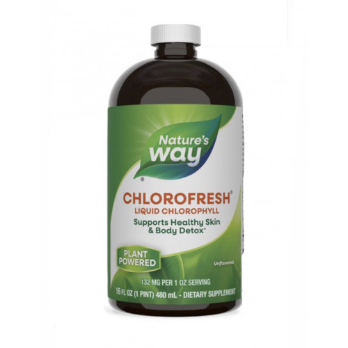 كلوروفيل سائل غير منكه من ناتشرز واي 480 مل