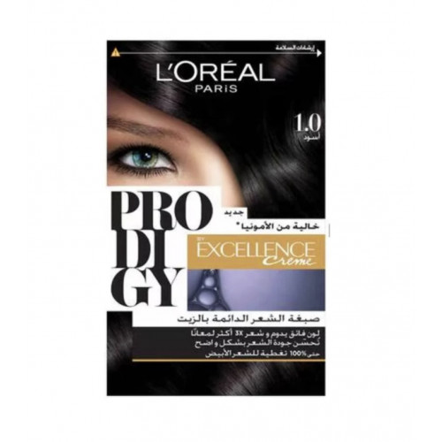 لوريال باريس صبغة بروديجي اسود 1.0 لوريال باريس صبغة بروديجي اسود 1.0