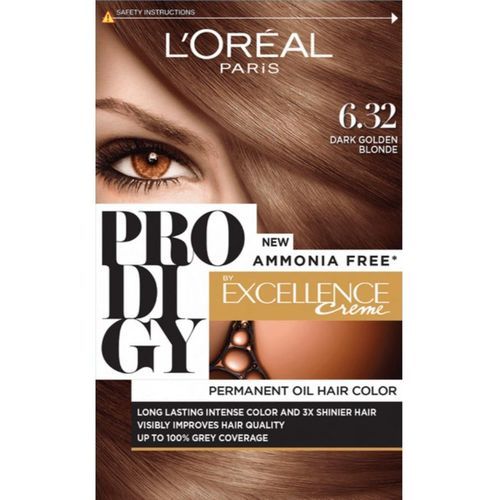 لوريال باريس صبغة بروديجي اشقر ذهبي غامق 6.32 لوريال باريس صبغة بروديجي اشقر ذهبي غامق 6.32