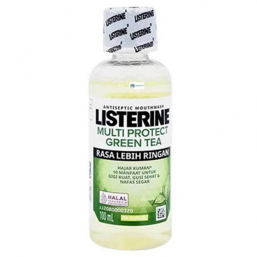 ليسترين غسول فم بالشاي الاخضر الطبيعي - 100 مل
