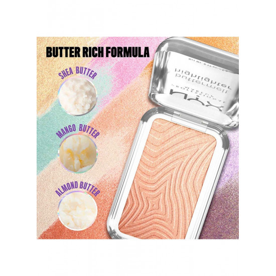 بودرة هايلايتر من بوتيرميلت، مقاومة للبهتان ، لون زبده 10 من نيكس 