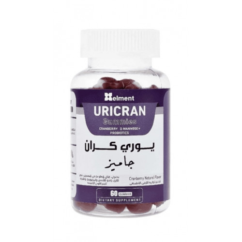 يوري كران جاميز مكمل غذائي بطعم التوت البري من ايلمنت 60 قطعه يوري كران جاميز مكمل غذائي بطعم التوت البري من ايلمنت 60 قطعه