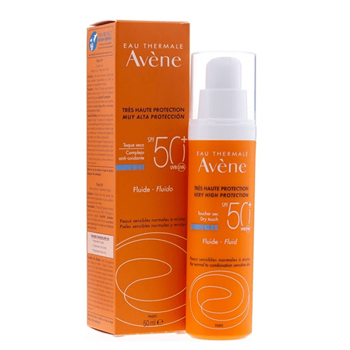 واقي شمس سائل بحماية فائقة بعامل حماية 50+ من افين - 50 مل واقي شمس سائل بحماية فائقة بعامل حماية 50+ من افين - 50 مل