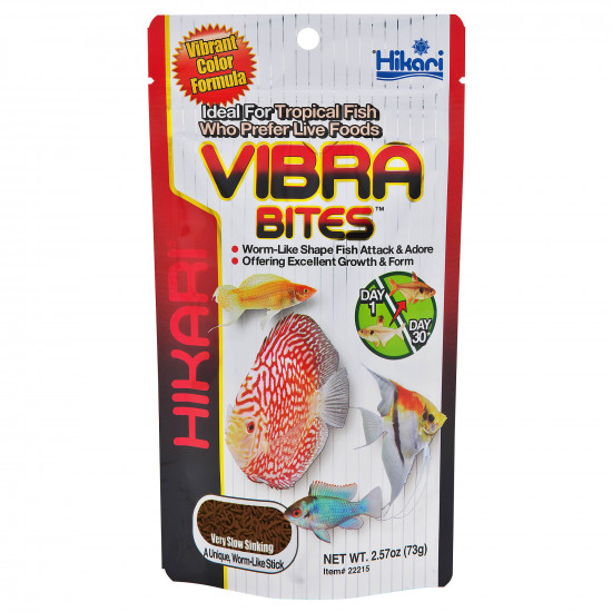 غذاء الدود الأحمر المبتكر - Hikari - Vibra Bites