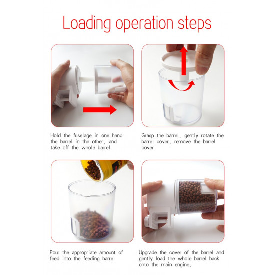 جهاز تغذية الأسماك الألي - SOBO - Automatic Food Dispenser