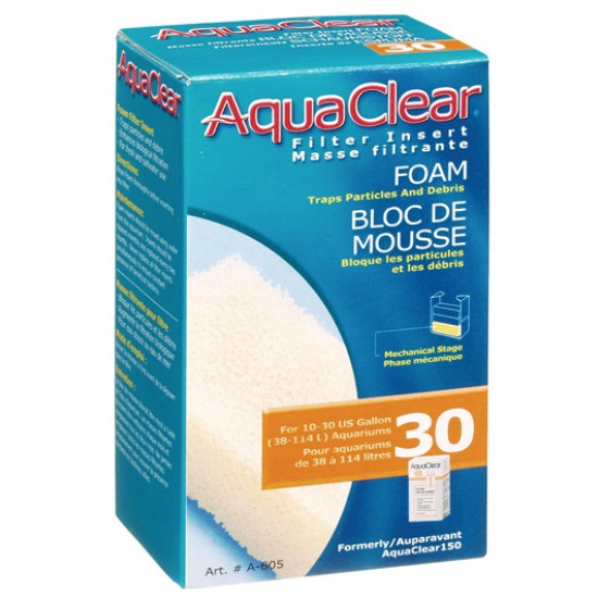أسفنج جودة عالية بعدة أحجام - AquaClear Foam Filter Insert