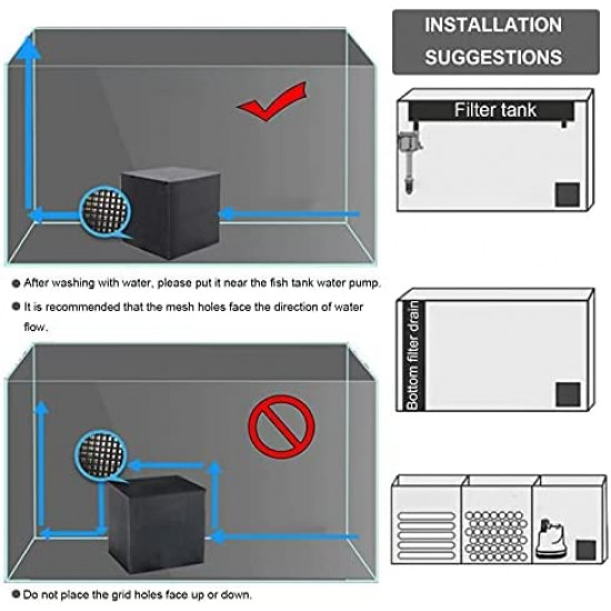 المكعب السحري مصنوع بطريقة مبتكرة للأحواض الكبيرة - Eco Water Purifier Cube