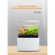 الحوض الكيوت المميز مع فلتر وإضاءة USB من شركة - QANVEE CUTE aquarium
