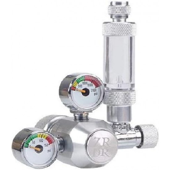 رجليتر عادي فتحة واحدة وعدادين - CO2 regulator