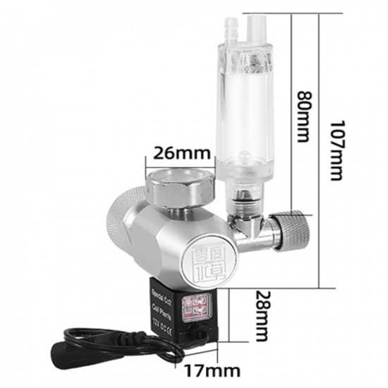 رجليتر فتحة واحدة وعداد واحد - CO2 regulator