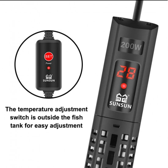 سخان LCD متطورة للأحواض الصغيرة والمتوسطة - SUNSUN سخان LCD متطورة للأحواض الصغيرة والمتوسطة - SUNSUN