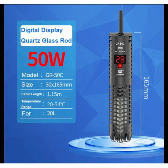 سخان LCD متطورة للأحواض الصغيرة والمتوسطة - SUNSUN سخان LCD متطورة للأحواض الصغيرة والمتوسطة - SUNSUN