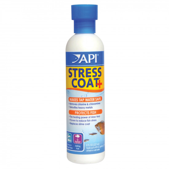 مزيل الكلور والكلورومين حجم 237ملي - API STRESS COAT مزيل الكلور والكلورومين حجم 237ملي - API STRESS COAT