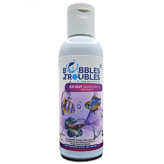 علاج النقاط البيضاء - BUBBLES N TROUBLES Ich Out (White Spots)