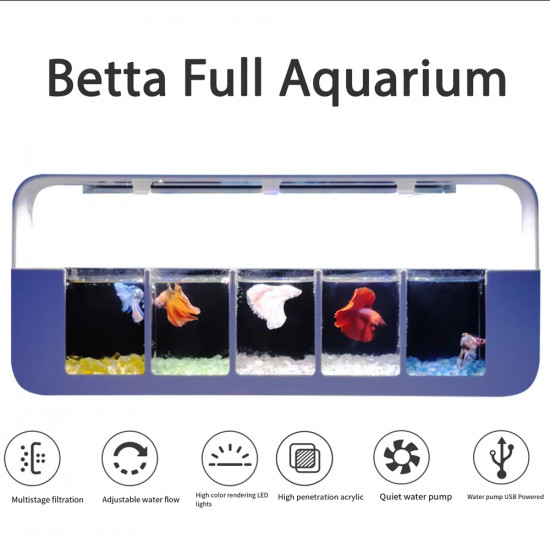 نظام متكامل لمحبي تربية البيتا - DOUYU Betta aquarium