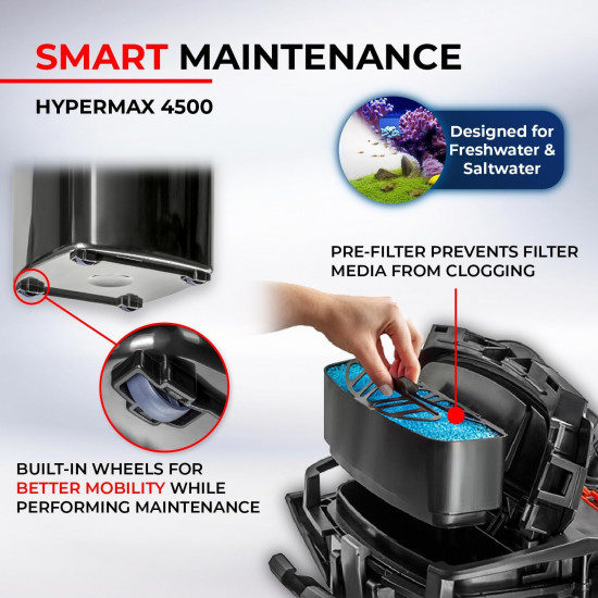 فلتر خارجي للأحواض الضخمة والبرك صناعة بولنديه  - AQUAEL Filter Ultramax 4500GB