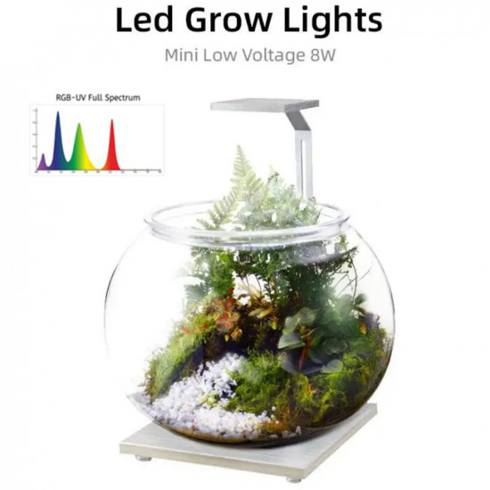 إضاءة LED WRGB مع قاعدة من الخشب - LED Light with WOOD Board