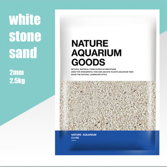natural aquarium goods - white stone sand 2.5kg