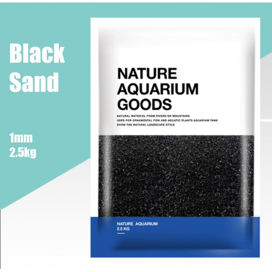 natural aquarium goods - Black Sand 2.5kg