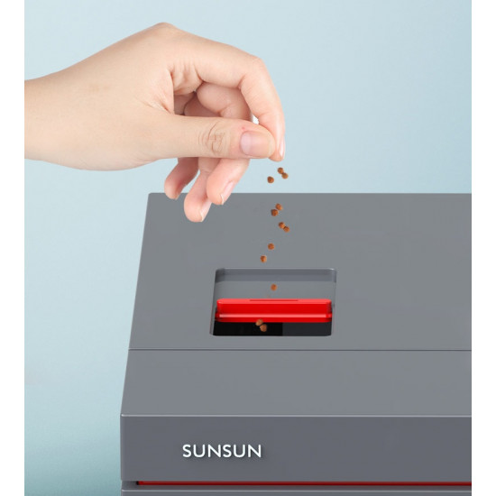 حوض الكرستال المودرن الإحترافي المميز مع فلتر وإضاءة نهرية من شركة - SUNSUN aquarium