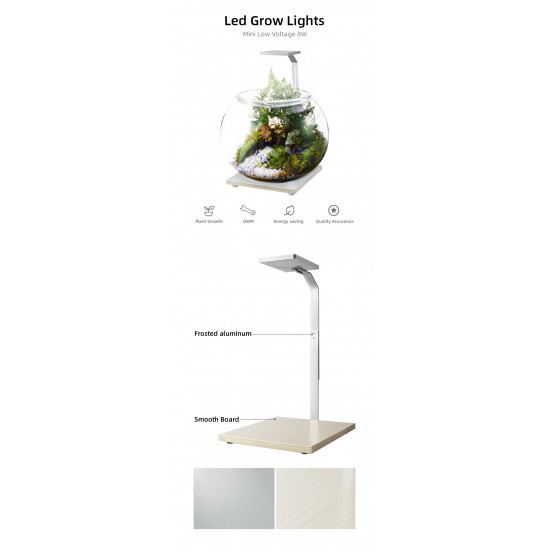 إضاءة LED WRGB مع قاعدة من الخشب - LED Light with WOOD Board