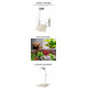 إضاءة LED WRGB مع قاعدة من الخشب - LED Light with WOOD Board