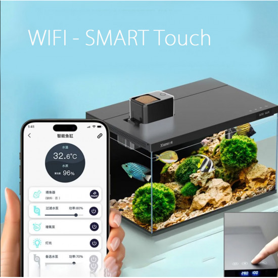 حوض حجم متوسط بتقنيات حصرية لون أسود - Xiaomei Smart aquarium wifi