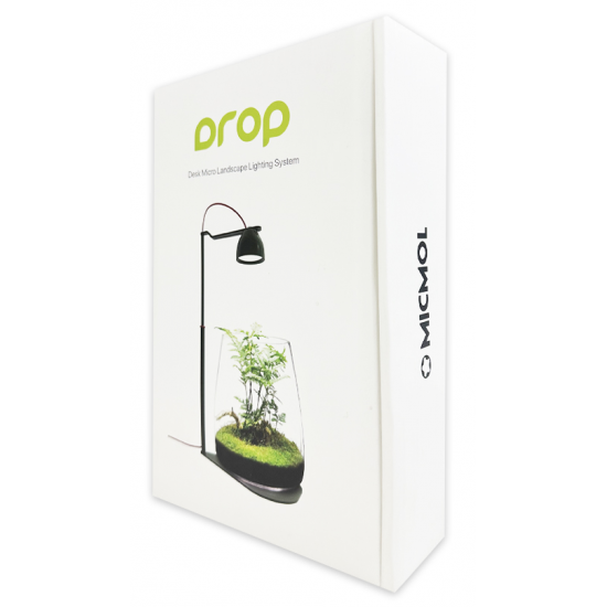 إضاءة LED RGB ذكية مع قاعدة من الألمينيوم - MicMol Drop black