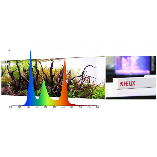 إضاءة فليكس LED مع خاصية WIFI بتحكم كامل وذكي وتصميم عصري بحجم 120سم  - MicMol FELIX 