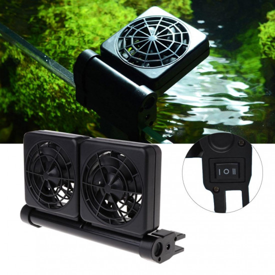 مروحة واحدة تبريد بكفائة عالية للأحواض الصغيرة - Cooling Fan Aquarium