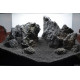 صخور سكينيري السوداء بأحجام متعددة - Scenery black Rock
