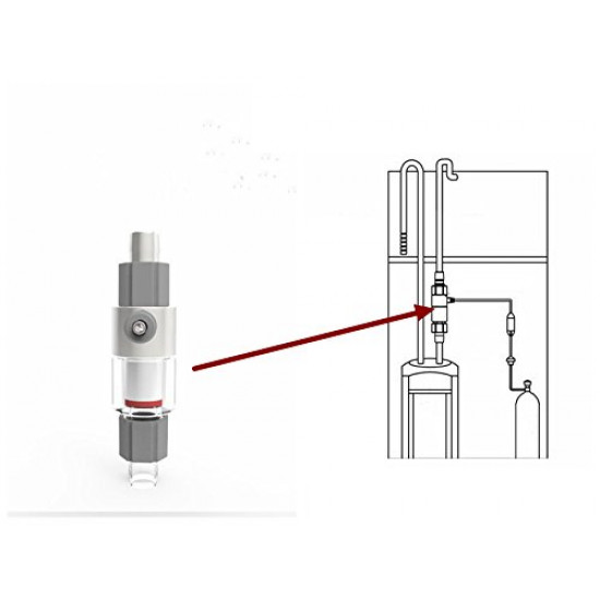 أداة تذويب غاز CO2 للأحواض النباتية - Qanvee CO2 Atomizer Diffuser