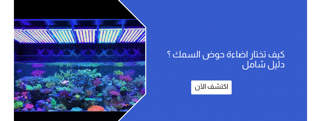 كيف تختار اضاءة حوض السمك ؟ دليل شامل كيف تختار اضاءة حوض السمك ؟ دليل شامل